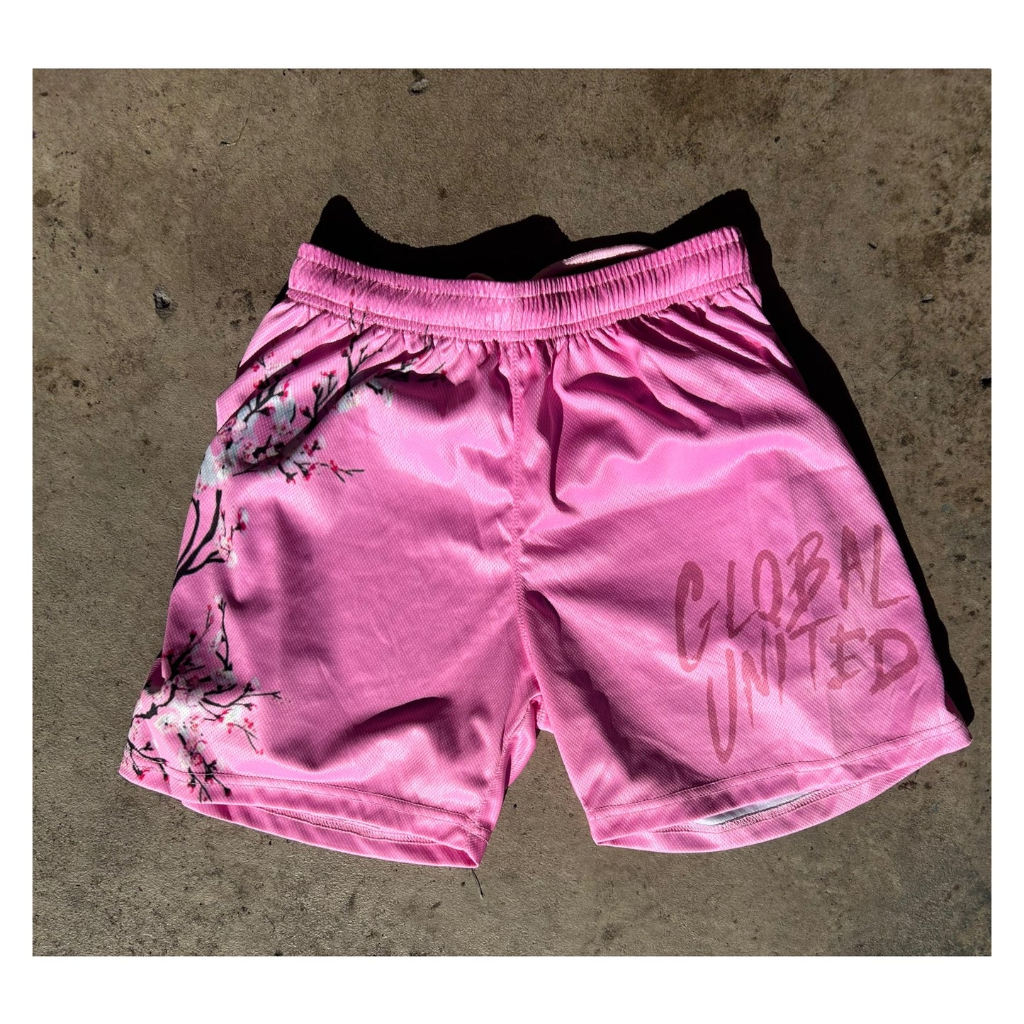 United Cherry Blossom Mesh Shorts